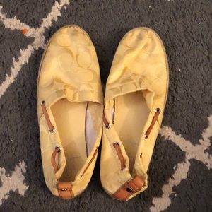 Coach slip ons